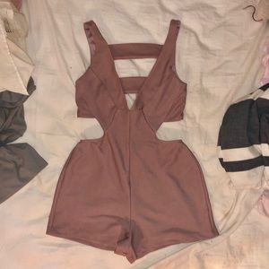 ASOS Cutout Bandage Bodycon Romper - Sz 8